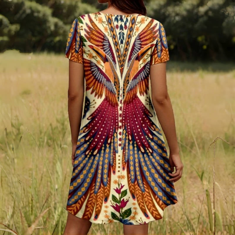 Brooke™ Peacock Bloom Dress