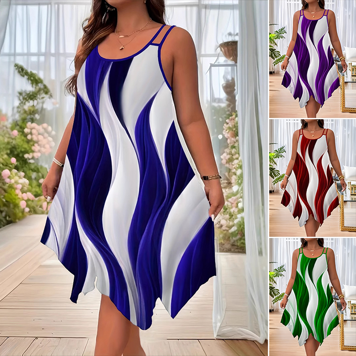 Sleeveless Double Strap Midi Dress