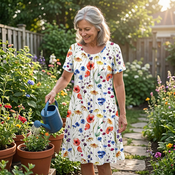 VIBRANT FLORAL PRINT