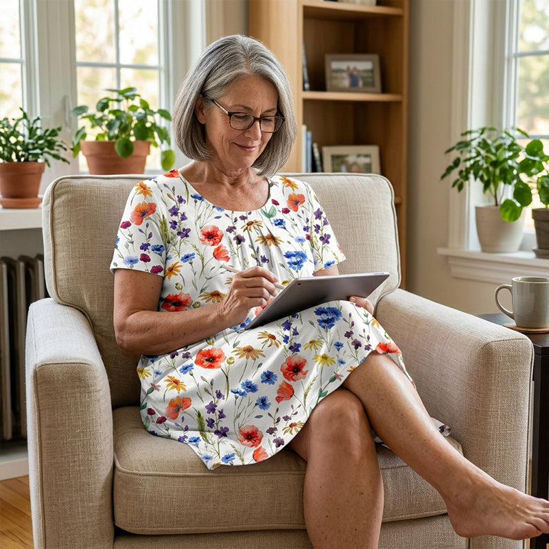 VIBRANT FLORAL PRINT